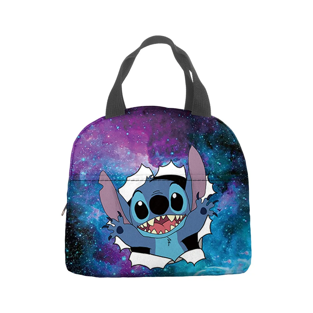 MINISO Stitch borsa per il pranzo per bambini borsa per il pranzo della scuola primaria miglior regalo per bambini Cartoon Mochila miglior regalo