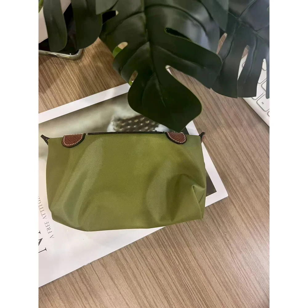 Franse mini-knoedeltas, wisseltas, tas voor mobiele telefoon, handtas met één schouder, diagonale kruisband en geperforeerde schouderband