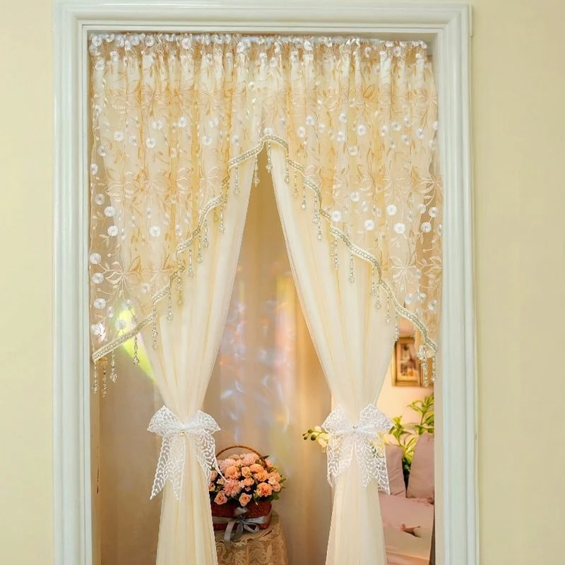 Privacy Non-Light Long Curtain Door Mosquito Proof Kitchen Bedroom Home Use No Punching Partition Curtain Roller Shutter