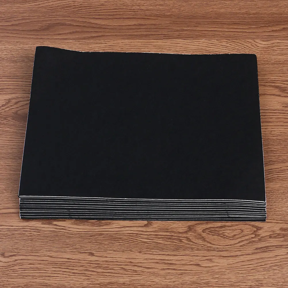 

10pcs Adhesive Sheets Self Stick Felt Cloth For Diy Crafts Decorations School Projects Handmade Stickers Home Interior Design