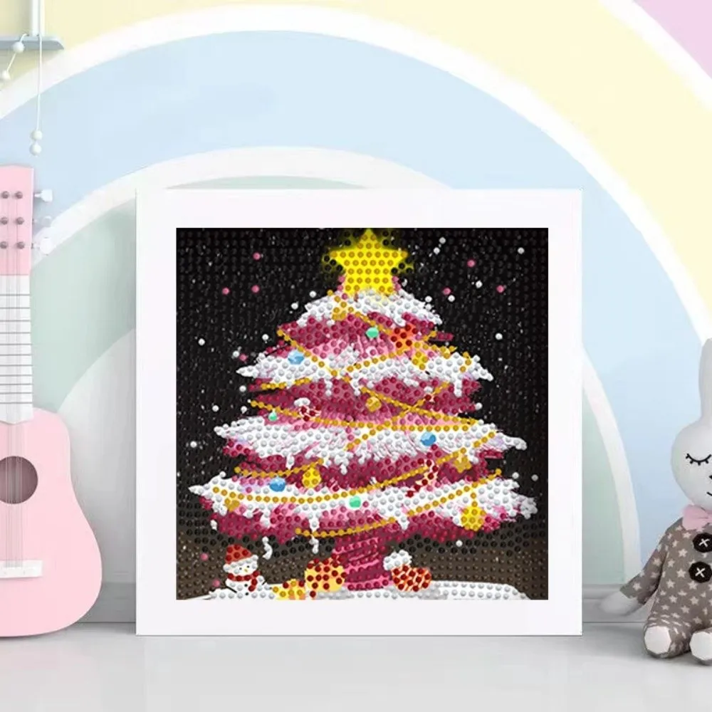 Easy DIY Christmas Diamond Painting Kit Decorative Desk Stand Handmade Gift Diamond Painting Kit Fun Educational