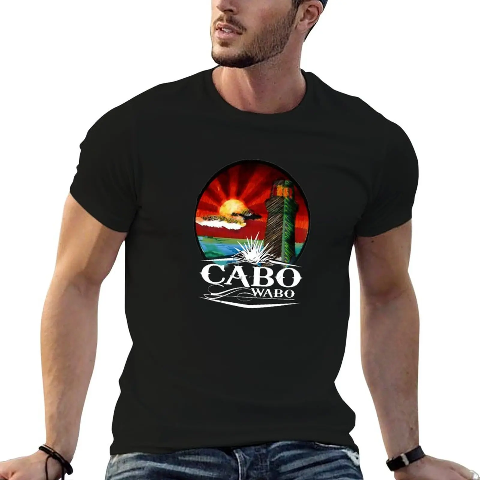Camiseta Cabo wabo cantina tequila, camiseta para hombre, camiseta esencial, camisetas divertidas, camiseta para hombre