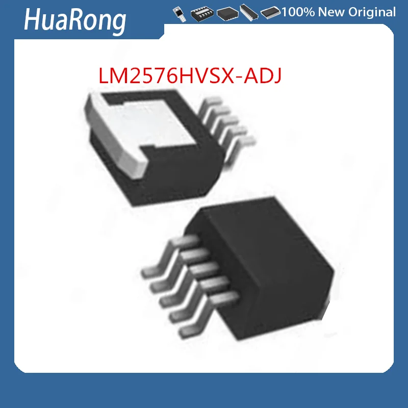 2PCS/LOT     LM2576HVSX-ADJ    LM2576    LM2576HVS-ADJ     TO-263-5