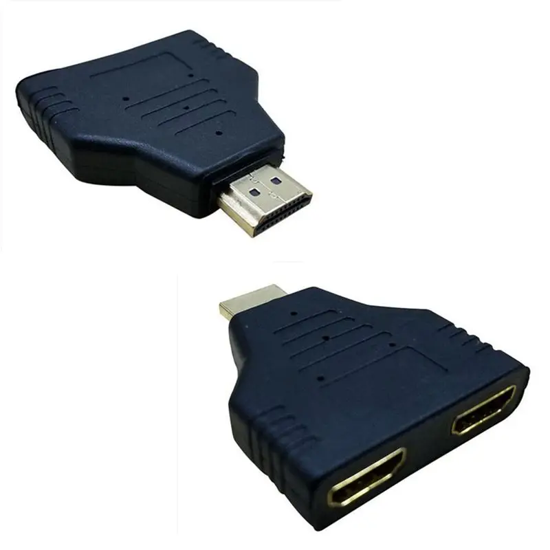 HDMI Compatible Splitter, One In Two Out High-Definition Cable, HDMI Compatible Divider Version 2.0