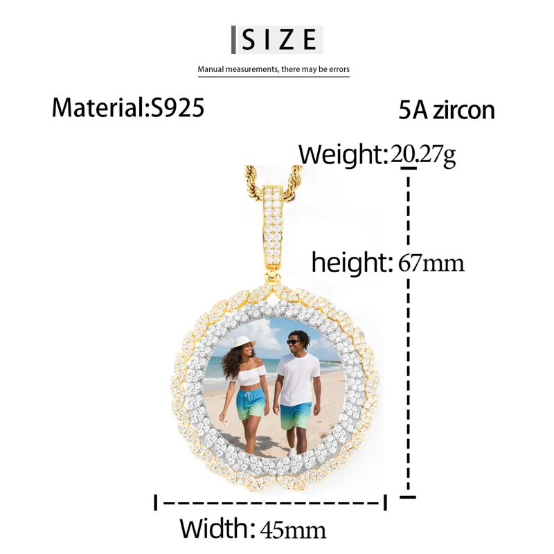 القمح رئيس ميداليات مخصصة صور قلادة للرجال الهيب هوب مجوهرات مثلج خارج قلادة مخصصة محفورة اسم الذاكرة هدية