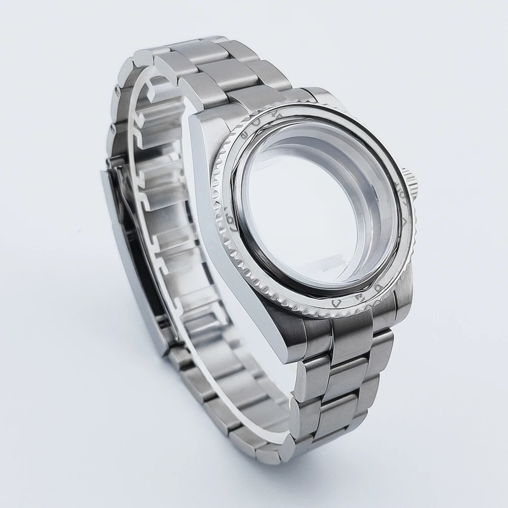 

Серебряный корпус для часов NEITON с сапфировым стеклом 40 мм подходит для механизма NH35/36 NH34 ETA2824 PT5000