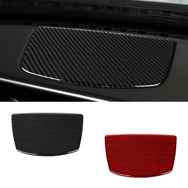 For BMW 3 Series GT F30 F34 2013-2018 Accessories Carbon Fiber Interior Car Instrument Horn Panel Trim Cover Decoration Stickers