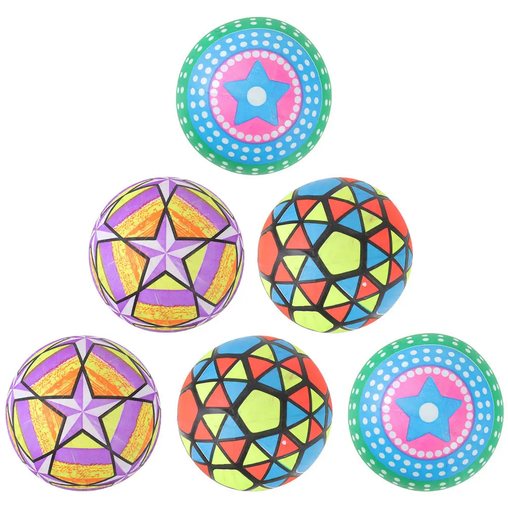 

6 Pcs Beach Party Supplies Volleyball Plaything Inflatable Toy Toys Balls Blow Favors