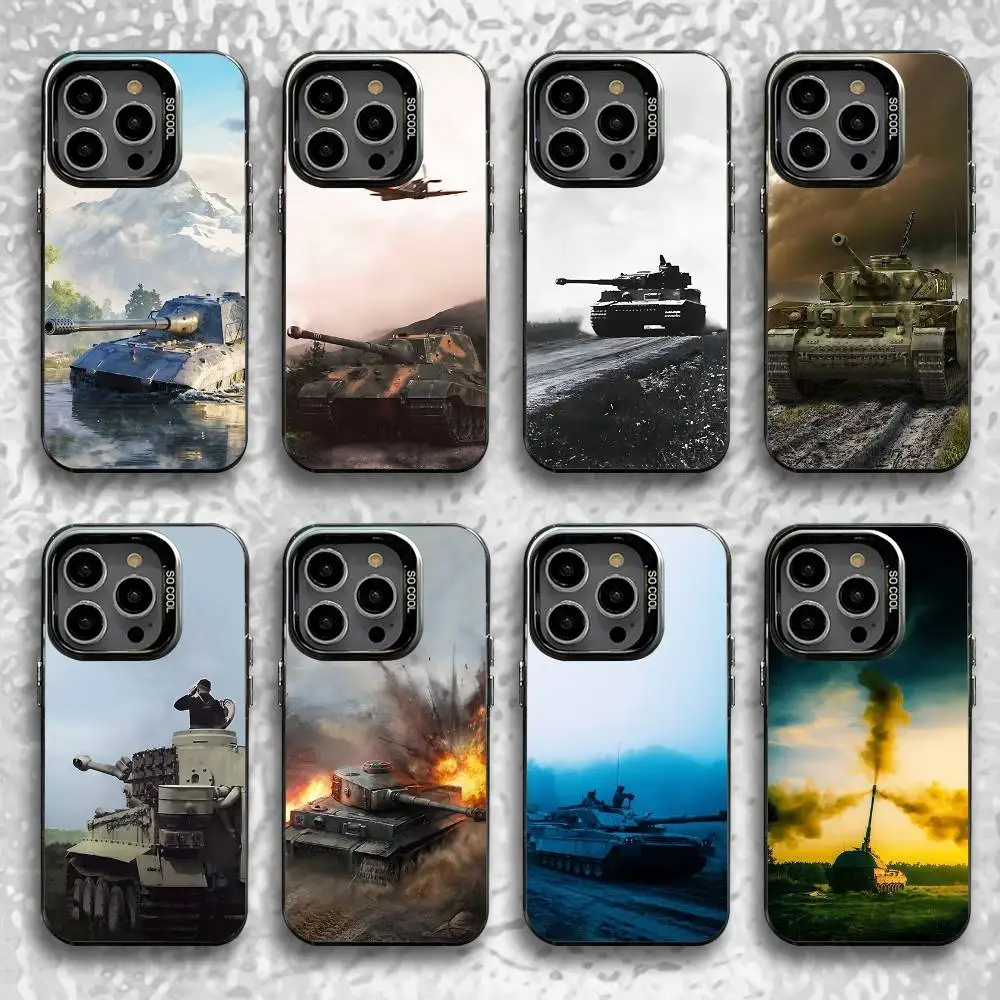 

Panzerkampfwagen VI Tiger Phone Case For iPhone 16,15,14,13,12,11,Pro,Max,Plus,Mini,SE Black Candy Matte Shockproof Cover