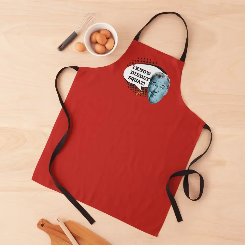 

I KNOW DIDDLY SQUAT! Apron Customizable Kitchen Utensils Women Kitchen'S waterproof for women Apron