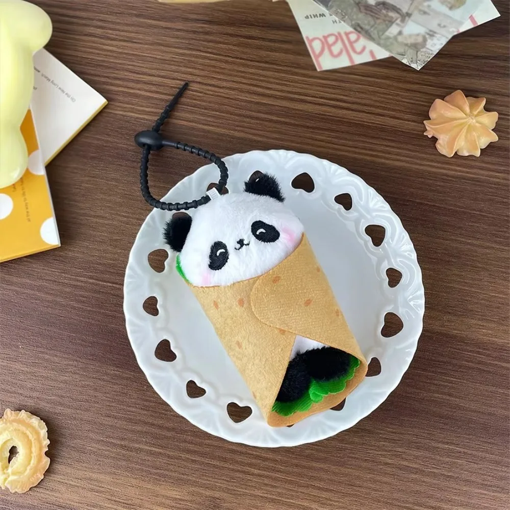 Cute Capibala Burrito Pendant Cartoon Chicken Roll Doll Doll Keychain Plush Couple Keychain Birthday Gift