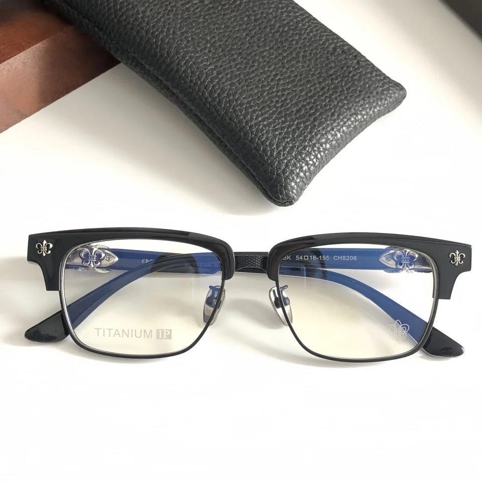 

New Men's and Women's Prescription Optical Glasses Reading Computer Anti Blue Light Leisure Fashion Retro Punk Eyeglass Frame