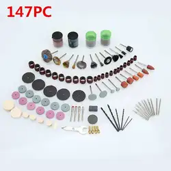 147Pcs Micro Abrasive Tool Set Electric Drill Multi-Rotor Tool Accessory Set Sharpening Rotary Polishing Kit