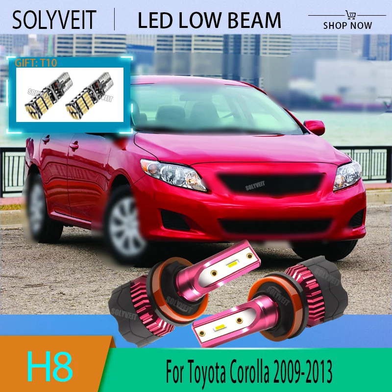 

12v Long Lifespan Over 60000hrs H11/H9/H8 LED Low/Dipped Beam Bulb High Quality For Toyota Corolla 2009 2010 2011 2012 2013