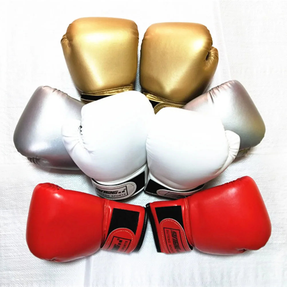 1 Pair Children Boxing Gloves Pearly Lustre Boxing Gloves Sponge Forming Liner Boxing Gloves Sandbag Gloves for Kids Wearing