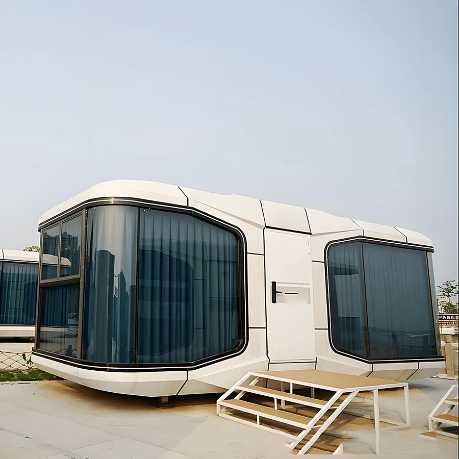 Thermal Insulatio Modular Container House Prefabricated Houses in Luxury Containers Fashion Fireproof Capsule Home Insulation