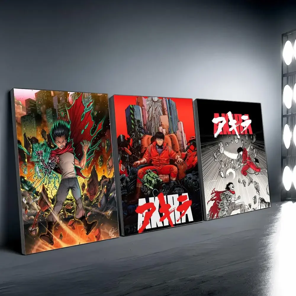 A-Akira japanese Anime Painting Calligraphy Modern Canvas Wall Art for Bedroom & Living Room | Home Decor Gift