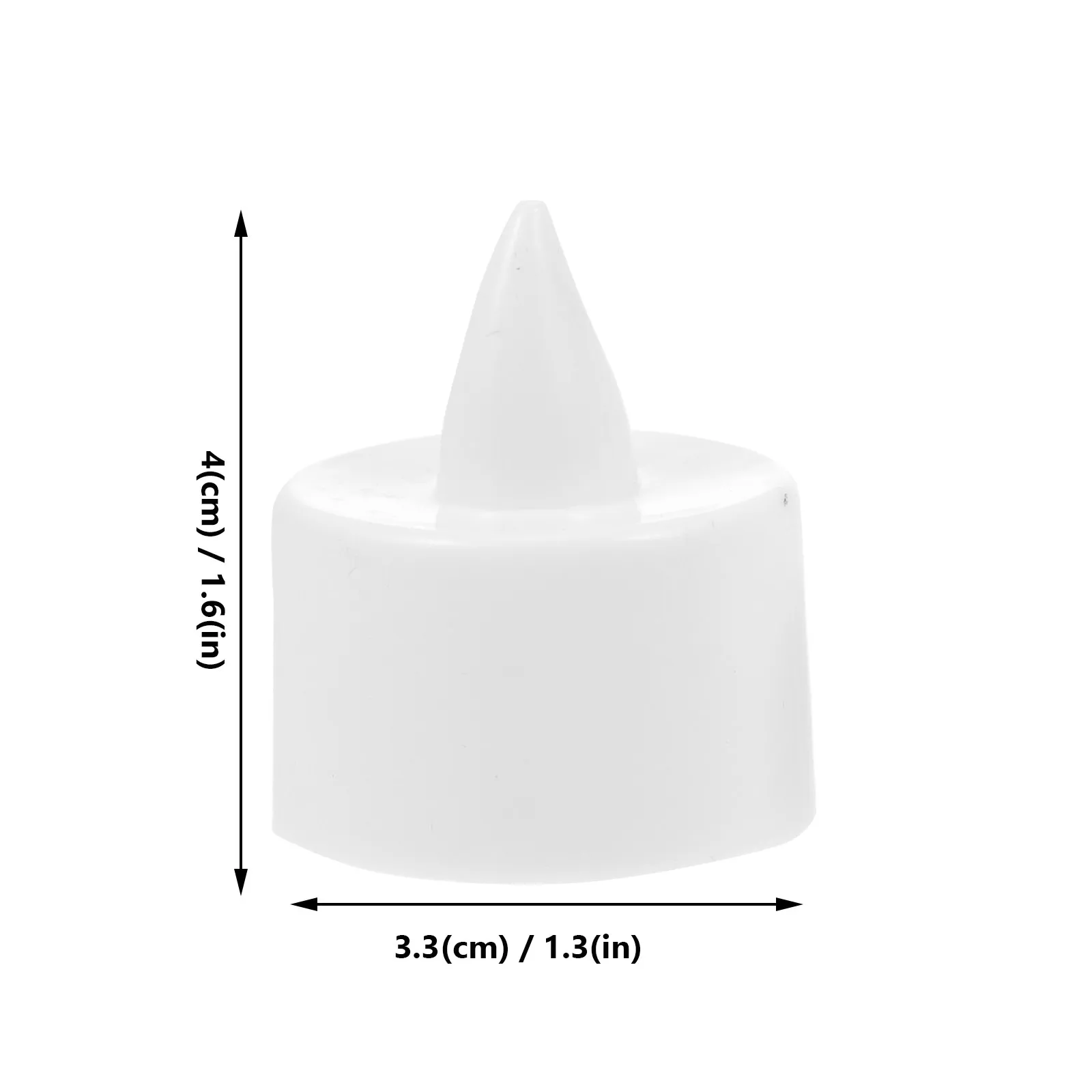 24Pcs Round Shaped LED Electric Lamp Flameless Romantic Decorative Desktop Ornament Small Compact Safe Battery Powered