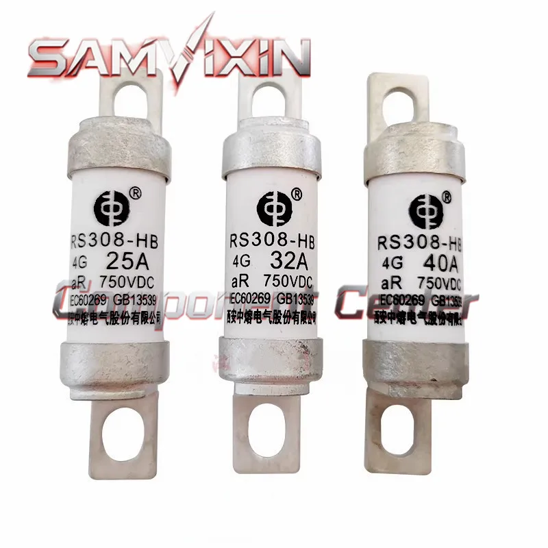 RS308-HB-4G FUSE (2-10pieces) Free Shipping 10A 16A 20A 25A 32A 40A  50A 63A 80A 100A 750Vdc, In Stock