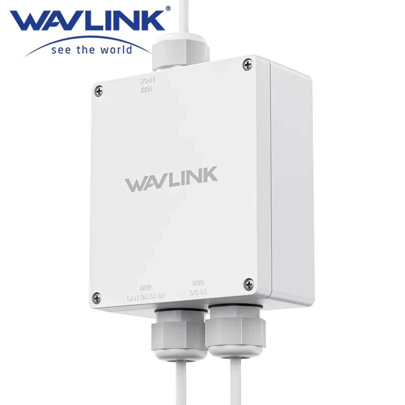 Wavlink Outdoor Enclosure For Poe Injectors IP67 Weatherproof Box Exclusively D…