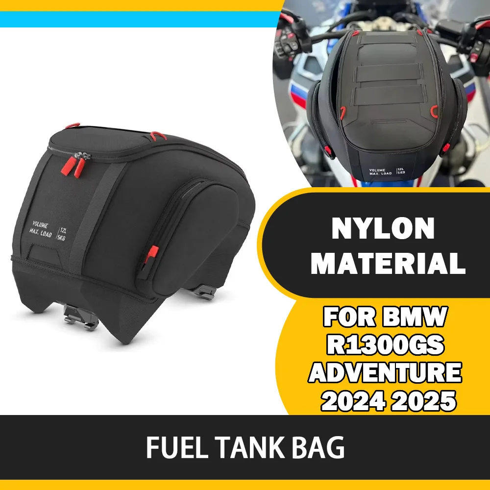 For BMW R1300 GS ADV R1300GS Adventure 2024 2025 Adventure Motorcycle Radiator Cowl Bag Side Fairing Tool Storage Fuel Tank Bags