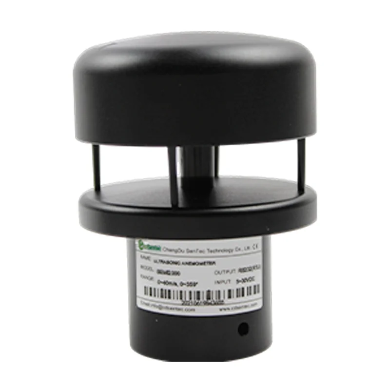 Lightweight ABS aluminum miniature ultrasonic wind speed and anemometer for weather monitoring