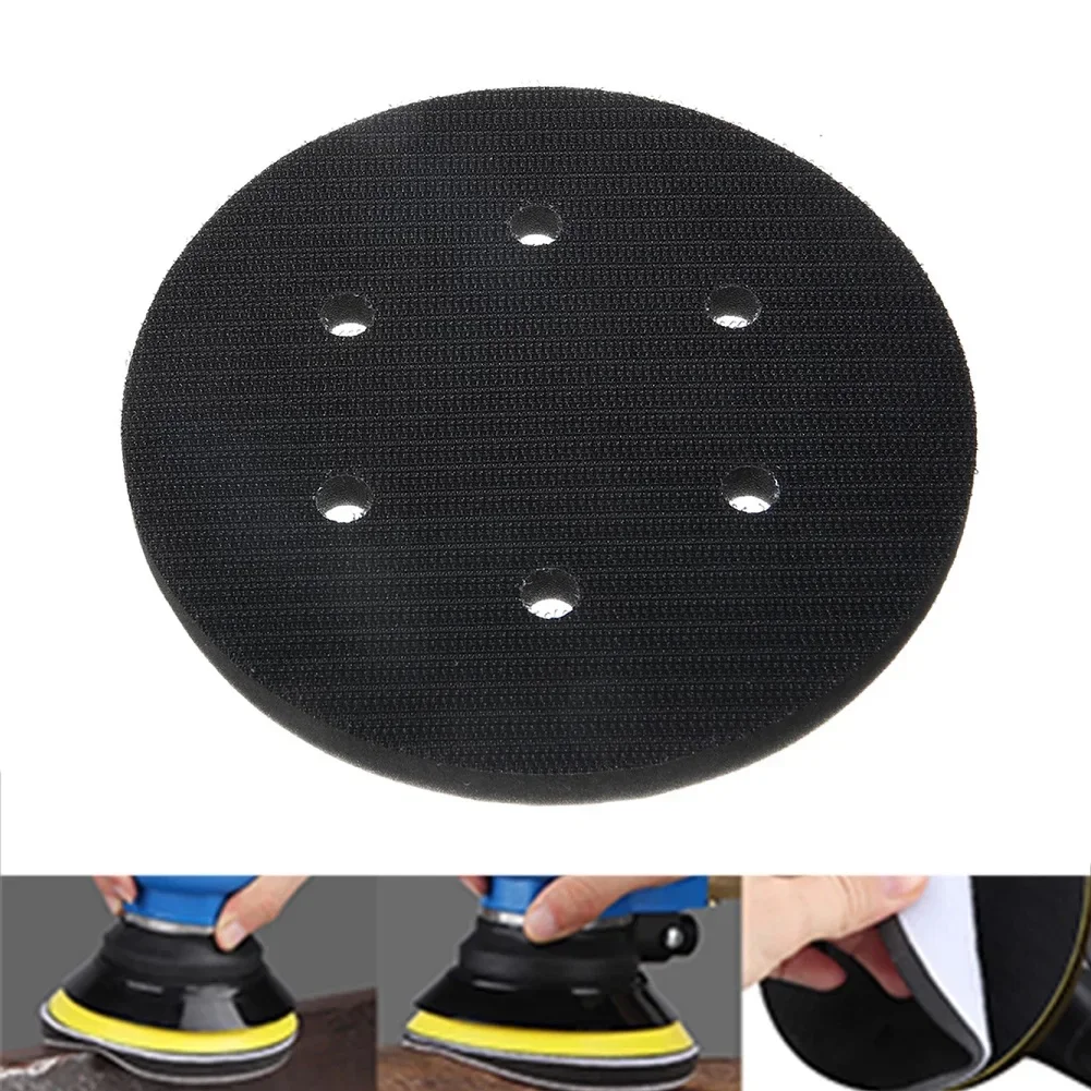 Cushion Pad Interface Pad Soft 150mm 150mm(Dia) 6 Hole 6inch Buffer Sponge Equipment Tools Workshop High Quality