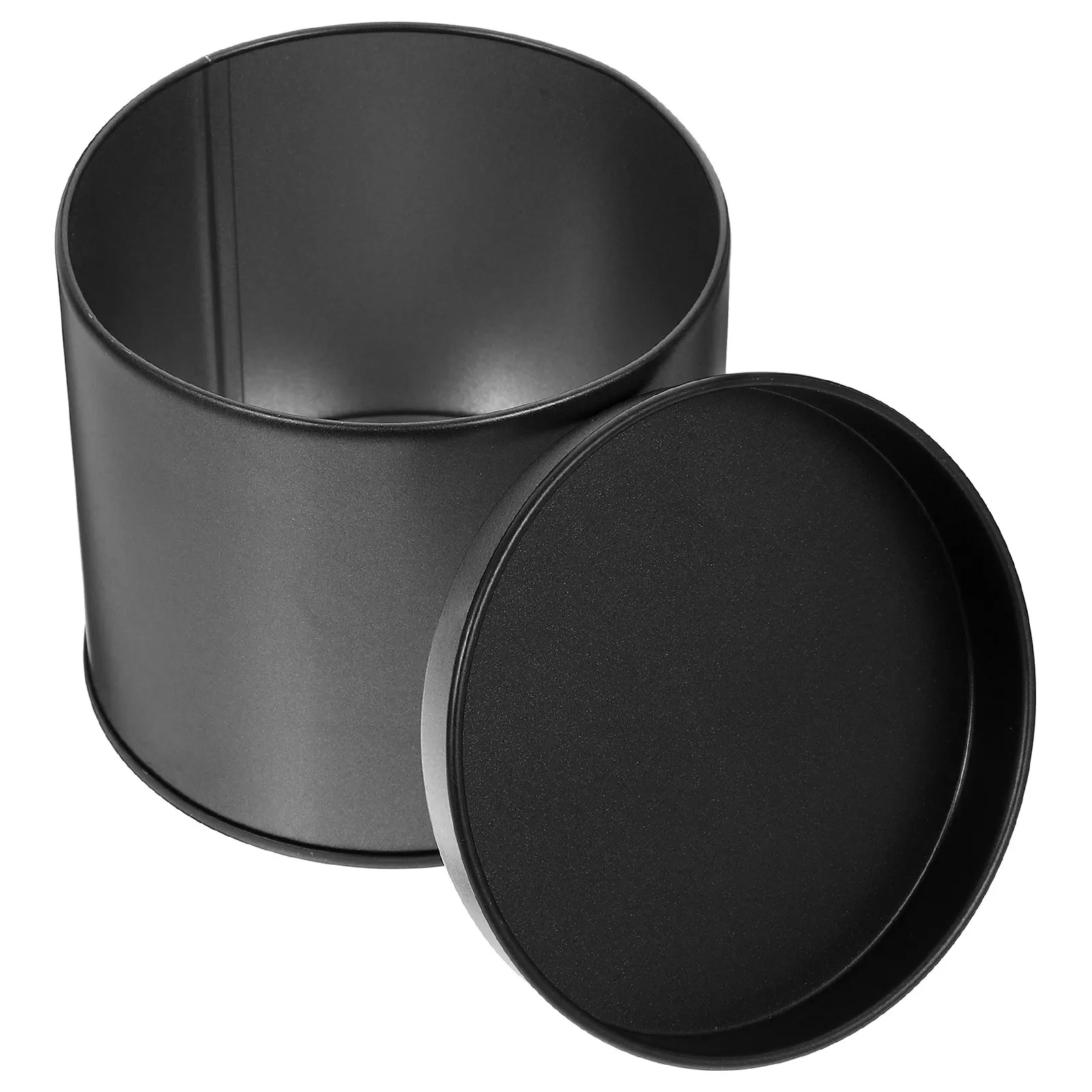 Premium Matte Tinplate Food Storage Jar with Sealing Lid Ideal for Tea Coffee Sugar Spices Dried Snacks Candy Cookie Kitchen