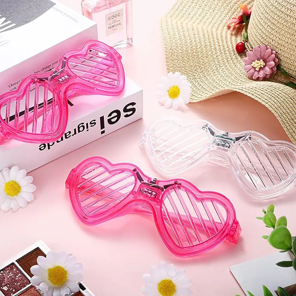 5/10/15/20/30 قطعة Led النيون نظارات الحفلات تضيء النظارات الشمسية توهج في الظلام نظارات للأطفال الكبار لوازم الحفلات