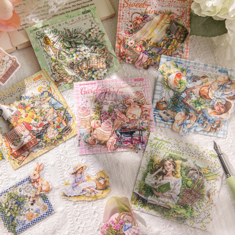 

Mr. Paper, набор наклеек с белыми чернилами, серия Leisurely Life, наклейки для скрапбукинга, канцелярские принадлежности, детский подарок для студентов