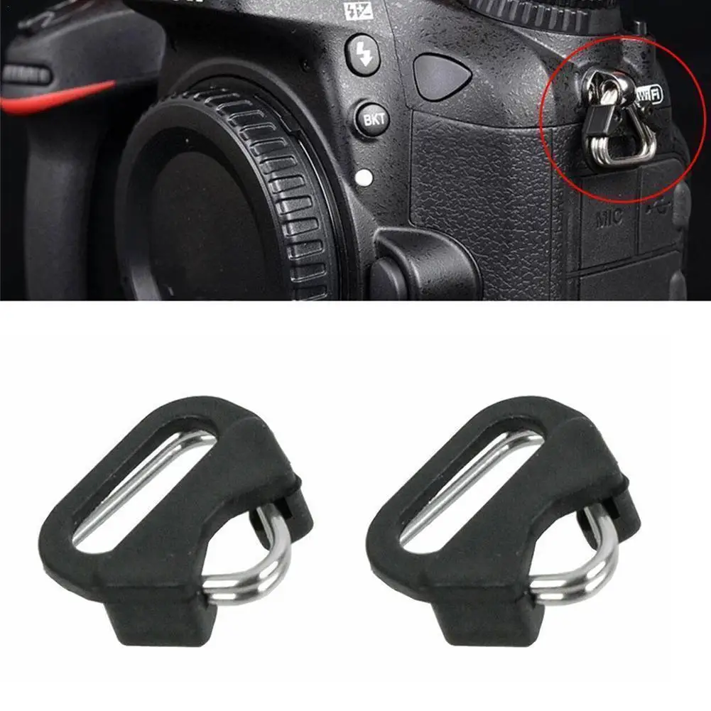 Nuovo 2 pezzi di ricambio per tracolla per fotocamera con gancio per cintura per Fujifilm Lecia Olympus Pentax Camera Accessory