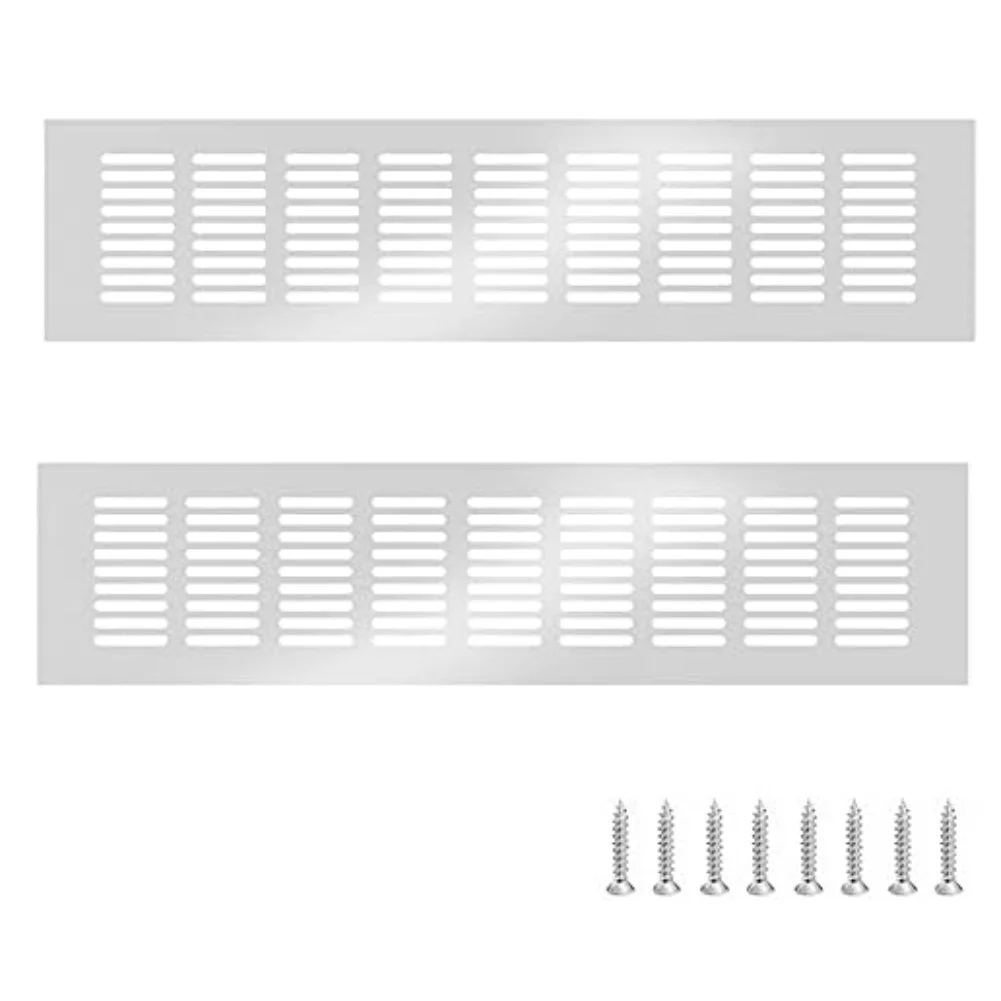 For Heat Reduction In Cabinets Cabinet Ventilation Grilles Wardrobe Air Vents Long-lasting Aluminum Vent Grille