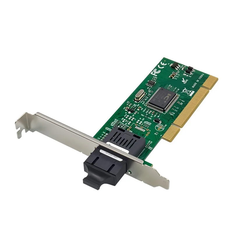 PCI IC Plus IP100A Single Port Fast Ethernet Network Card 100Mbps Fiber Optic Network Card Ethernet Adapter