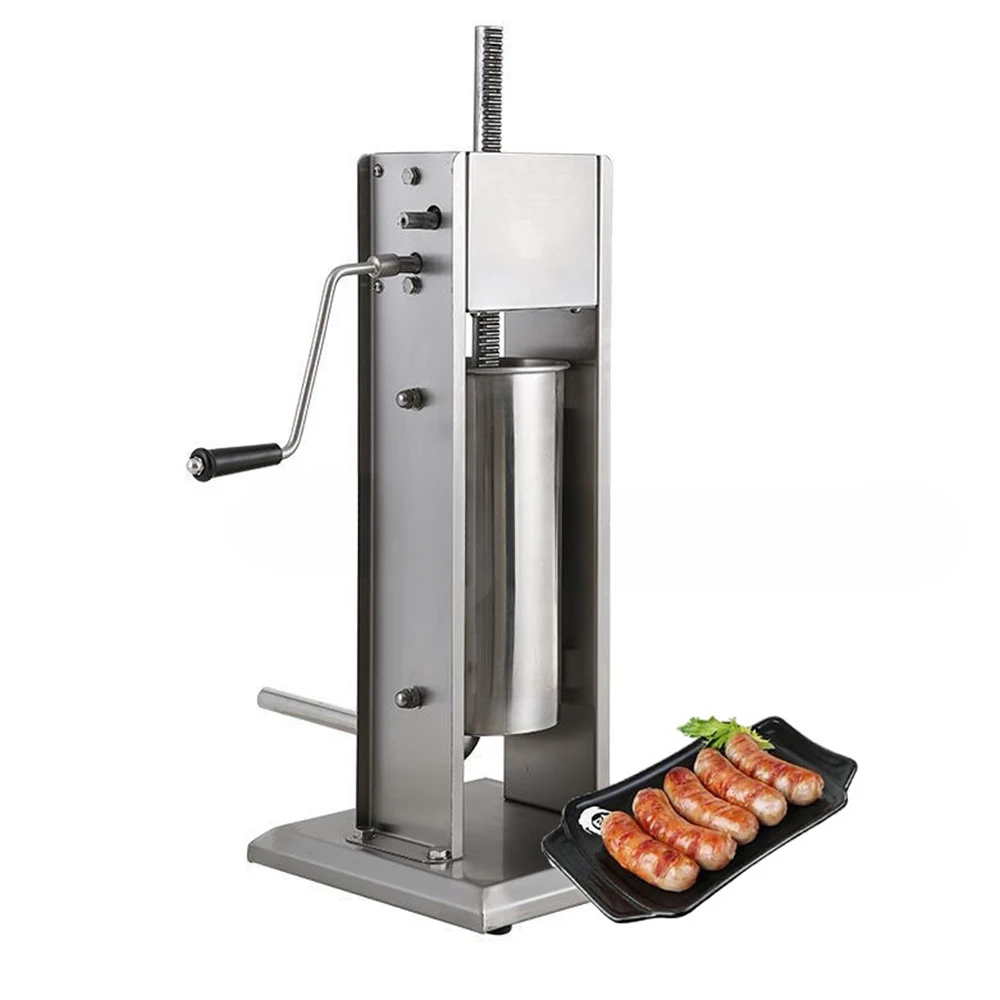 For High Quality Manual Vertical 2l 3l 5l 7l 10l 12l 15l Sausage Stuffer Making Equipment Hotdog Sausage Filling Machines Price