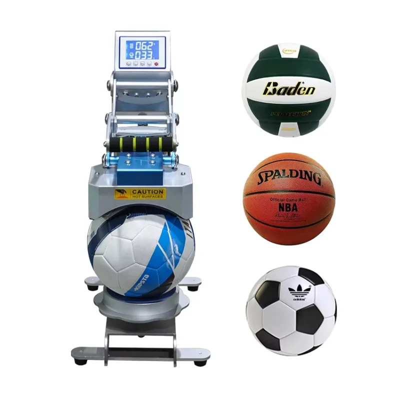 2026 New Arrival Multicolor Sublimation Football Basketball Heat Transfer Flatbed Printer Semi-Automatic Stainless