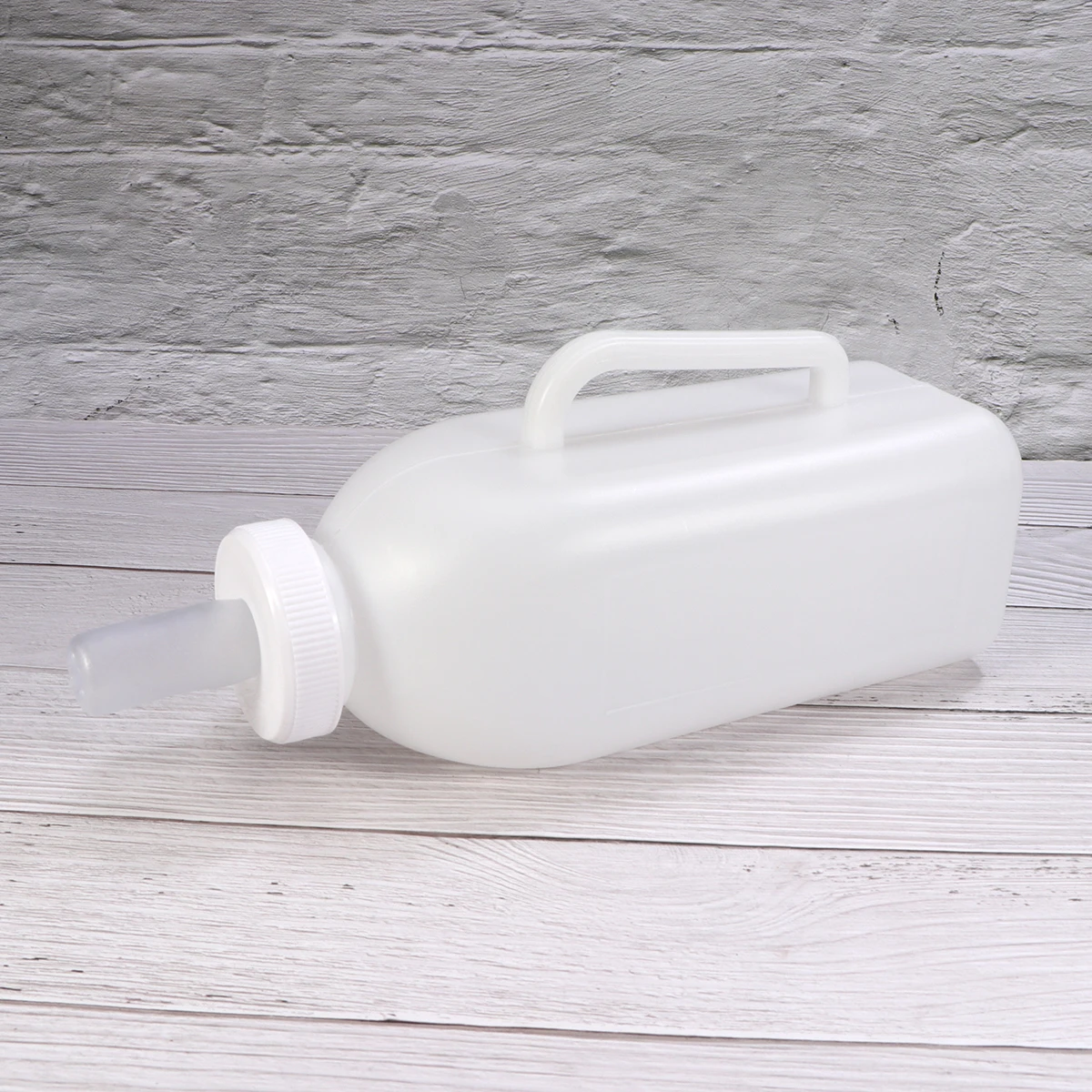 

3 pcs 2L Calf Sheep Bottle Set Square Milk Feeding Bottle Scale Pattern Silicone Teat Orphaned Lambs Farm Home