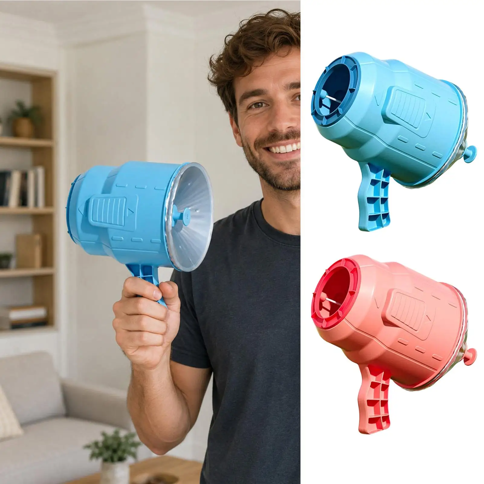 Handheld Air Cannon Toy Children Day Air Cannon Tricky Trick Funny Technology Creative Vent Toy Christmas Birthday Gift