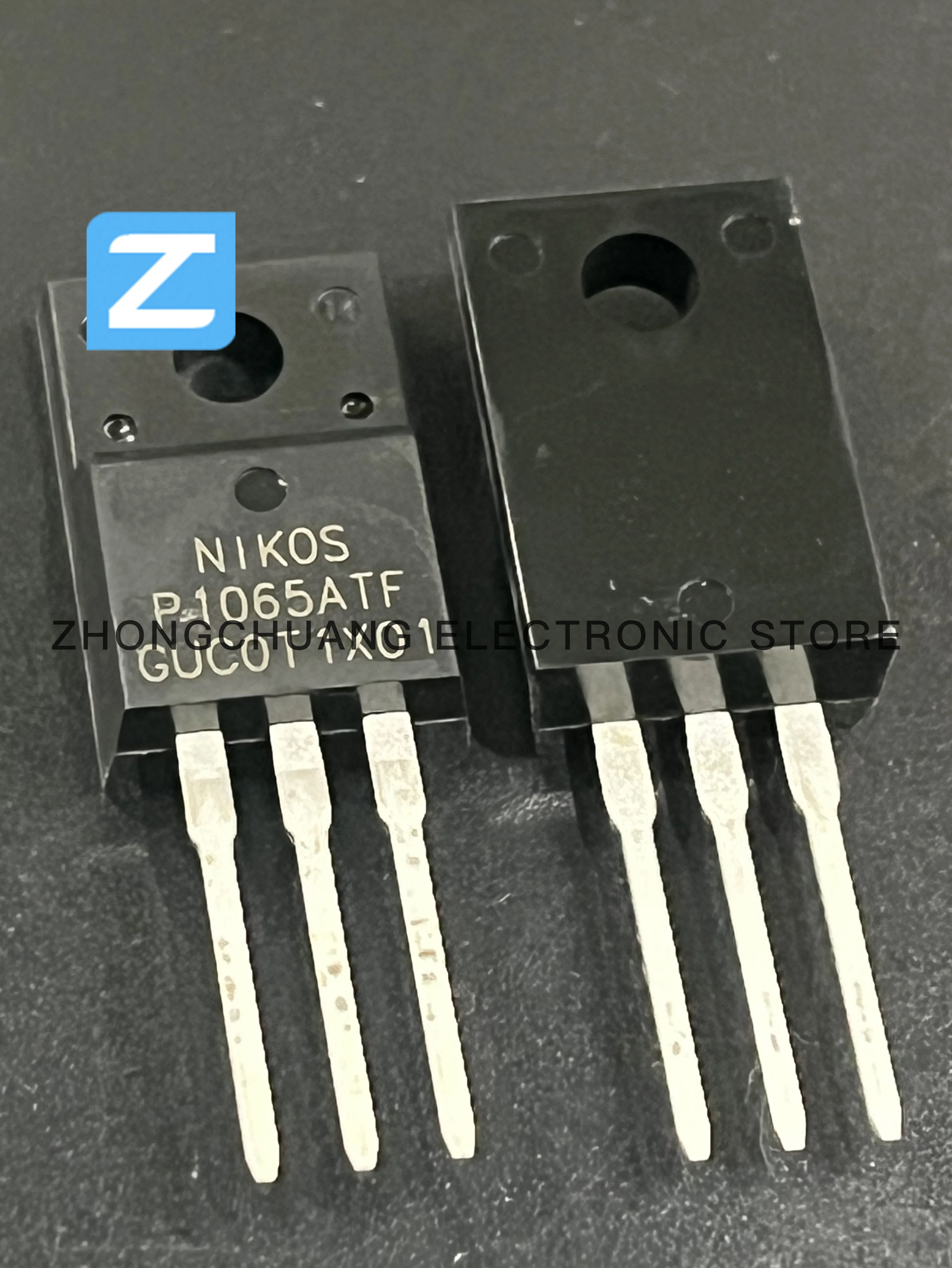 1-10PCS P1065ATF TO-220F 650V 10A N-Channel MOSFET ใหม่เดิม
