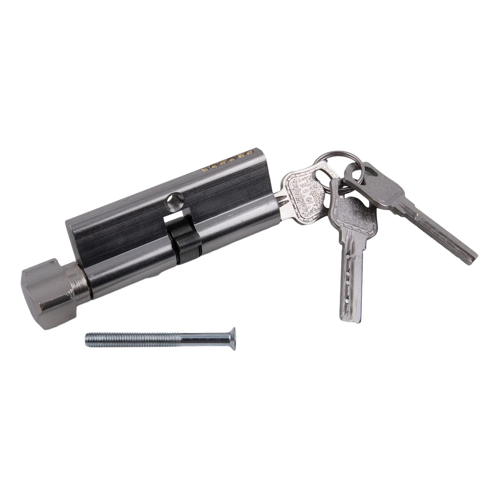 Lock Cylinder 70 Lock Cylinder Aluminum Alloy 6-Pin Cylinders With 3 Keys Security Furniture Locks Keys Household Door Core