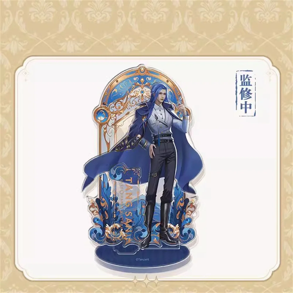 Official Anime The Land Of Warriors Tang San Birthday Series Acrylic Stand Desktop Ornament Original Kids Gift TX