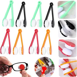 Portable Multifunctional Glasses Cleaning Rub Microfiber Cleaning Brushes Two-sided Glasses Brush  Sunglasses Cleaning Tools