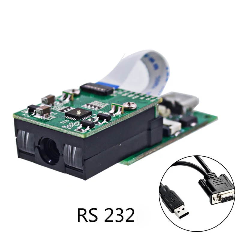 Módulo de scanner de código de barras linear, tamanho compacto, decodificação de alta velocidade, suporte multi-interface, dispositivo portátil de leitura de código de barras