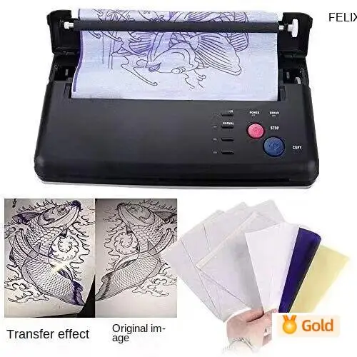 

2025Discount 110V/220V Mini Tattoo Transfer Machine - Quick and Convenient Alternative To Hand-Drawn Tattooing Equipme