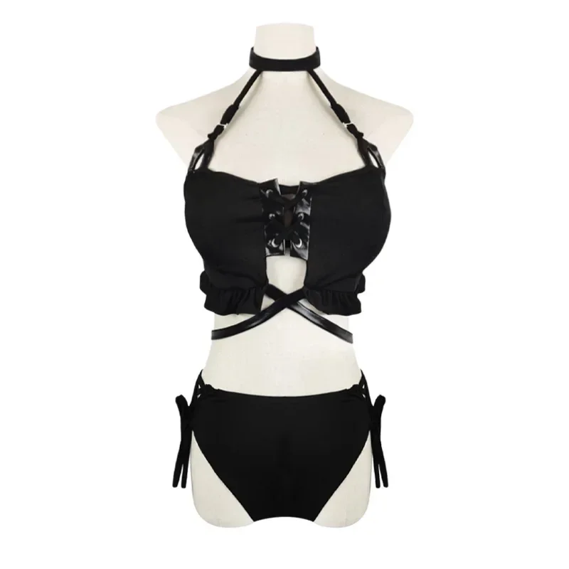 Cos Death Note Cos Black Camisole Swimsuit Death Note Misa Amane Women's Cosplay Costume Cosplay