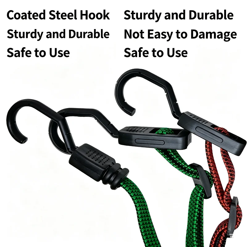 Elastics Rubber Luggage Rope Cord Hooks Bikes Rope Tie Bicycle Luggage Roof Rack Strap Fixed Band Hook Bicycle Accessories
