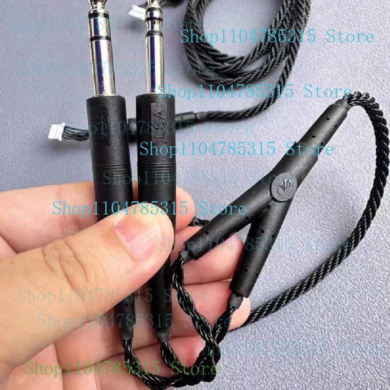 

Original new headphone cables for Lightspeed Zulu 3 aviation headset replacement Connect cable spare parts 6.35mm to 5.18mm
