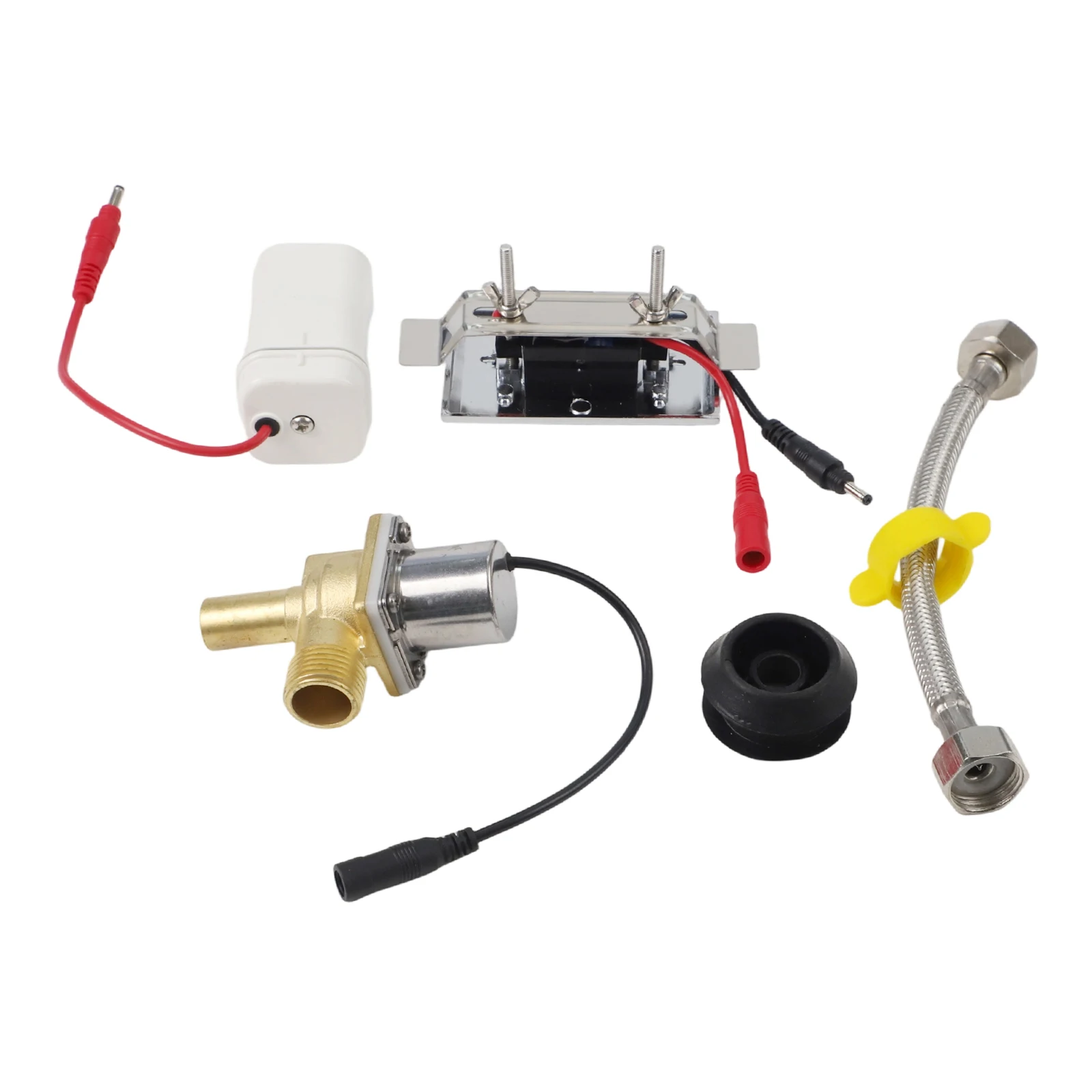 Automatic Infrared Urinal Flush Valve With Solenoid 6V DC Sensor Operated Adjustable Range 30-100cm Urinal Sensor Accessories