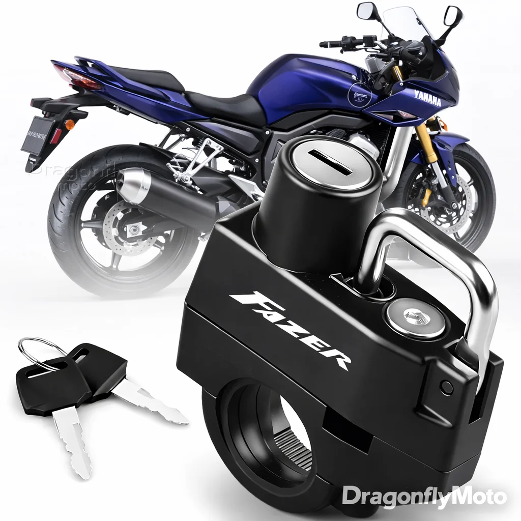 

Замок для мотоциклетного шлема для Yamaha FZ1 FAZER FZ6 FZ6R FZ8 FAZER FZ750 FZR1000, противоугонное устройство для блокировки шлема