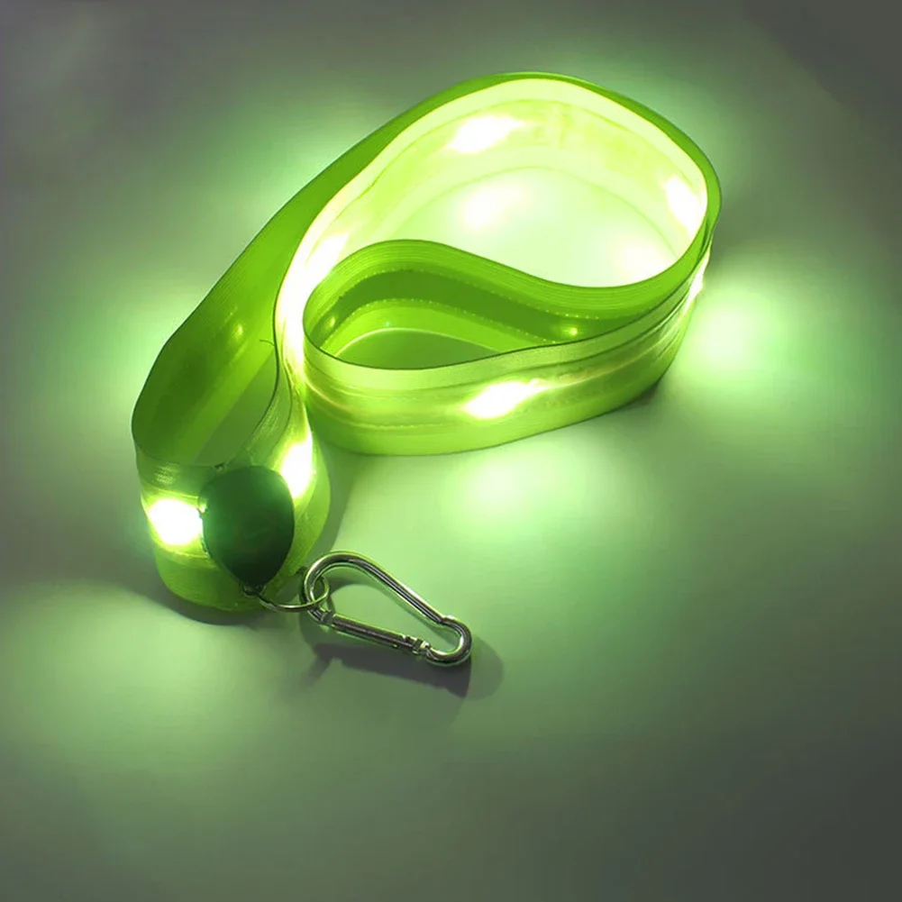 Correas reflectantes, correas de hombro iluminadas recargables para hombres y mujeres, seguridad nocturna, senderismo al aire libre, trotar, equipo ligero para caminar