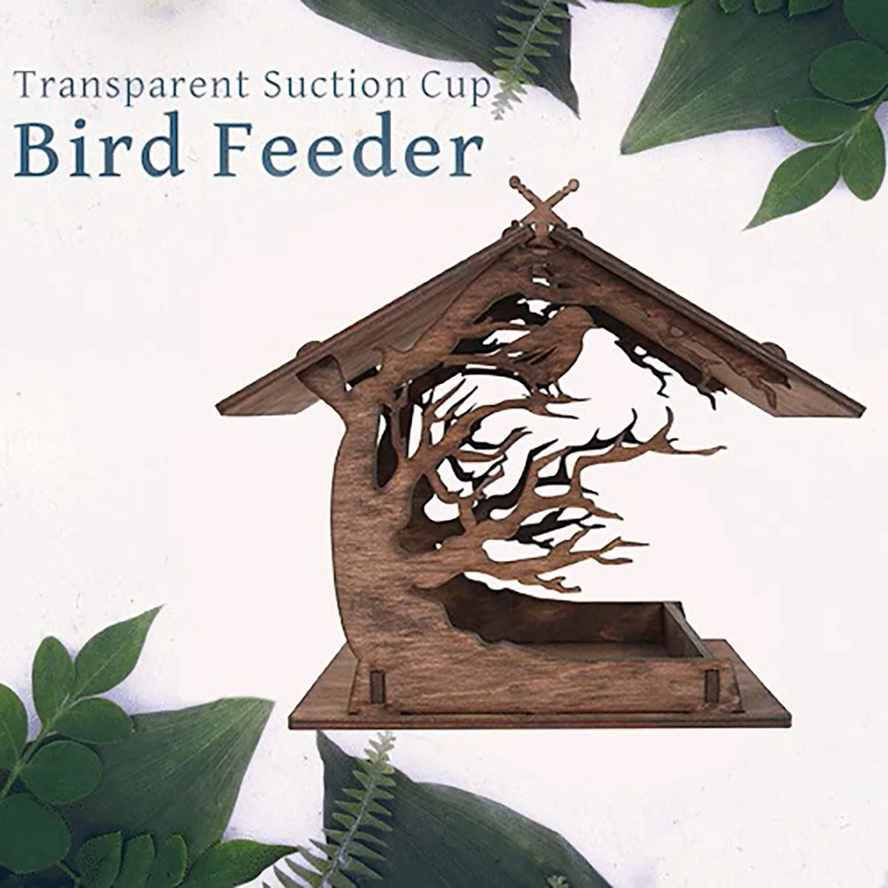 

DIY Assemble Feeders Outdoor Hanging Wood Birds Food Birds Food Holder Holder Pet House Decor Durable Garden Use